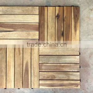 Wood Decking/Interlocking Outdoor Deck Tiles , Wood Garden Deck Tiles, Garden Tiles thumbnail-5