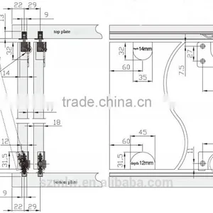 Sliding Door Fittings for Wardrobe thumbnail-2