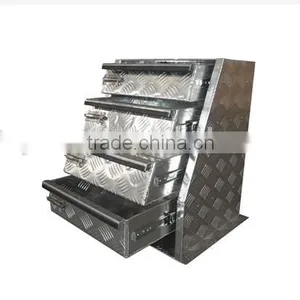 Aluminum Tool Box With Removable Drawers for Pickup and Truck thumbnail-3