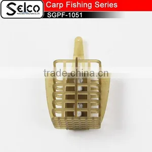 Carp Fishing Tackle Rectangle Plastic Lead Fishing Feeder thumbnail-4