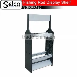 China Custom PP Plastic Fishing Rod Display Shelf SGRRK120 thumbnail-1