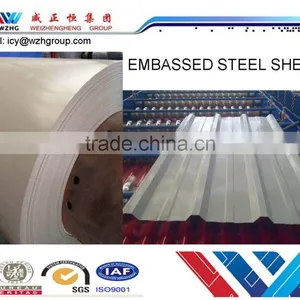 Diamond Embossed Steel Coil, Steel Sheet 750mm Width Sell to Nigeria, Africa From China thumbnail-5