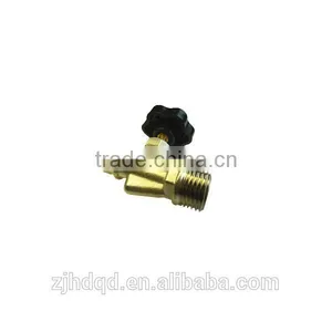 High Quality Brass Air Vent Valve With Double Male Thread thumbnail-1