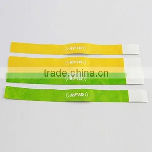 RFID Disposable Paper Wristbands Smart NFC Paper Bracelet thumbnail-5