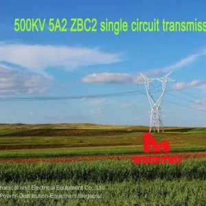 500KV 5A2 ZBC2 Single Circuit Transmission Tower thumbnail-2