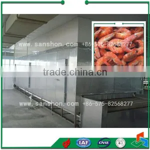 Seafood Tunnel Quick Freezer/quick-freezing Machine thumbnail-2