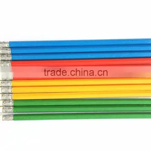 Cheap Standard Size Black Lead Eraser Tip HB Yellow Student Pencil thumbnail-2