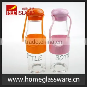Glass Manufactory Supply Outdoor Protable Water Drink Bottle Tea Infuser Maker Cup for Travel New thumbnail-1