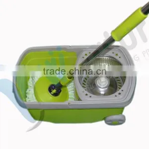 Removable 360 Magic Spin Mop With Two Wheels, Mop With Bucket Walkable Spin Mop thumbnail-4