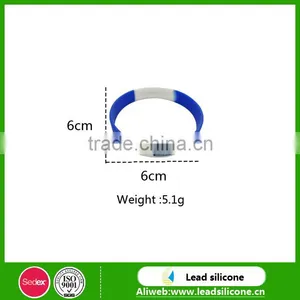 Professional Cheap Custom Logo Silicone Wristband Bracelet With Perimeter 180 mm or 202 mm thumbnail-3