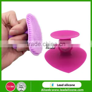 Heart Shape Silicone Facial Cleaning Brush,Silicone Skin Cleaning Brush thumbnail-5
