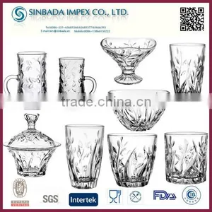 SGS Standard Willow Leaf Machine Make Make Thin Glass Tea Cup thumbnail-1
