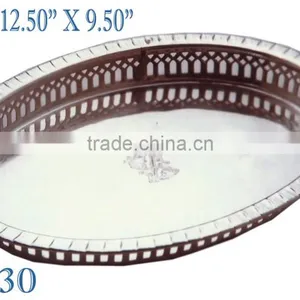 Antique Metal Tray thumbnail-6