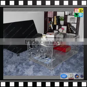 Clear Acrylic Sofa Table PMMA Living Room Table Glass Coffee Table From China Manufacturer thumbnail-2