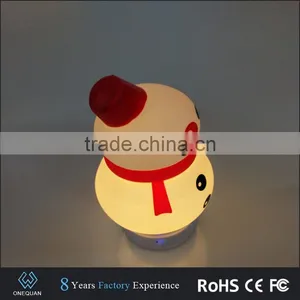 Promotional High Quality Portable Mini Snowman Shape Bluetooth Speaker Lamp thumbnail-2