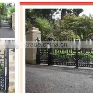 Antique Decorative Garden Cast Iron Gate Design thumbnail-4