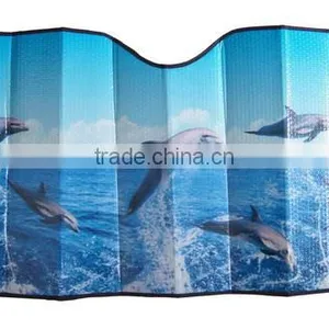 Aluminium Dolphin Car Sun Shade thumbnail-3