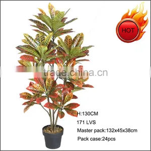 Hot Sale Artificial Croton Tree Croton Plant thumbnail-1