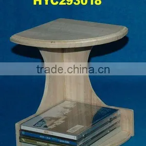 Custom Unfinished Table Top Wooden CD Rack thumbnail-1