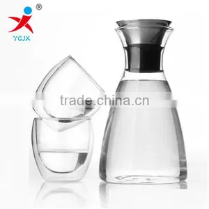 Cool Glass Kettle High Boron Silicon Heat-resisting Teapot Customized Large-capacity Glass Cold Juice Pot With Cover k thumbnail-1