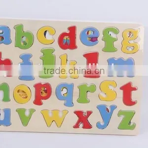 Colorful Wooden Alphabet Puzzle thumbnail-1