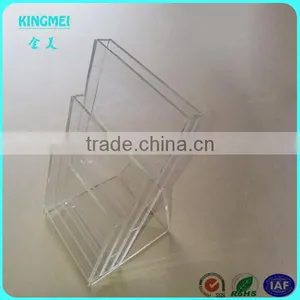 New Product White Acrylic Sign Holders,white Acrylic Brochure Holder With Logo Printing thumbnail-4