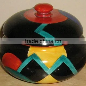 Ceramic Pot With Lid thumbnail-1