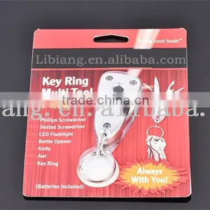 Creative Outdoor Present 7-in-1Portable Multi-Tool Key Ring thumbnail-6