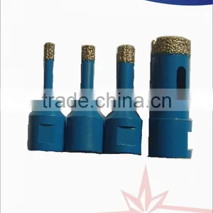 Dry/Wet Drilling Vacuum Brazed Diamond Drill for Hard Porcelain thumbnail-1