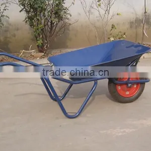 China Manufacturer Steel Tray Lightweight Power Concrete Wheelbarrow for Sale thumbnail-2