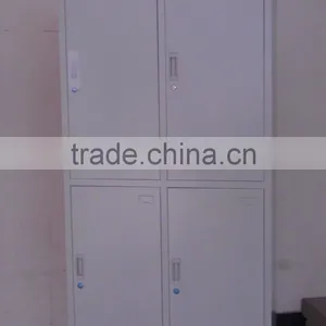 Space Saving Furniture Four Doors Galvanized Steel Locker thumbnail-1