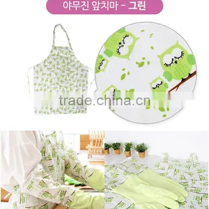 Working Apron, Cup Cake Apron, Anti-Stain Cooking Apron for Kitchen With Rubber Glove thumbnail-4