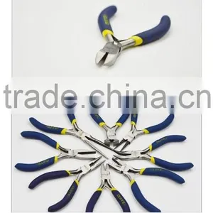 Blue Carbon Steel Diagonal Cutting Pliers Flat Nose Pliers thumbnail-5