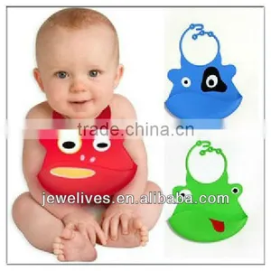Customized Printed Baby Bibs With Pocket,nonwovens and 3 Color Printing Composite Membrane thumbnail-1