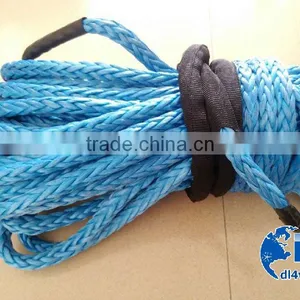 4WD Long Rope Winch Electric Mini Braided Synthetic Rope 12mm Car Synthetic Winch Rope thumbnail-4