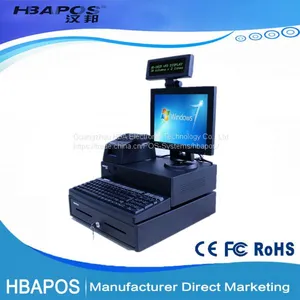 HBA-R5 Дешевая розничная система для ресторанов POS. Оборудование POS. Кассовый аппарат POS для супермаркетов thumbnail-1