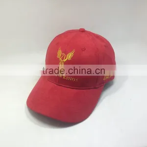 100%Suede Fabric Baseball Cap With Embossed Metal Buckle thumbnail-5