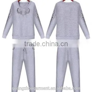 Women's Fashion Casual Hoody & Pants Set 2pcs Tracksuit thumbnail-1