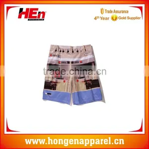 Hongen Apparel Kids Custom Swim Boardshorts Boy Cartoon Shorts Pattern Printed Beach Shorts thumbnail-1