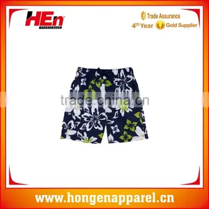 Hongen Apparel Popular Sublimation Printed Beach Short Men thumbnail-1
