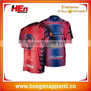 HongEn Apparel Dye Sub Fishing Hoodies Pro Fishing Jerseys Kid's Fishing Jerseys thumbnail-1