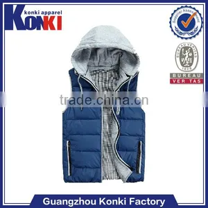2014 With Hood Sleeveless Xxl Men's Casual Vest thumbnail-1
