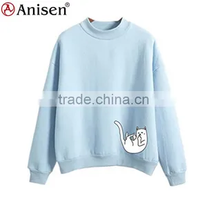 Oem Factory 100 Polyester Ladies Sweatshirts thumbnail-1