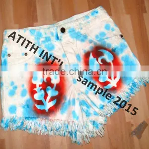 Studded Denim Shorts thumbnail-2