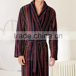 Mult-colors Warm Mens Striped Pyjamas thumbnail-1