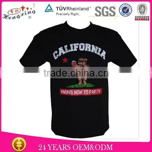 Custom Print T-shirt With Leather Sleeves Wholesale Custom All Over Print T-shirt Custom T-shirt Printing thumbnail-4