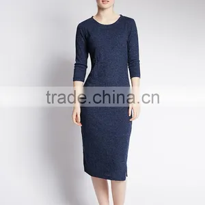 PETITE Ribbed Midi Dress thumbnail-1