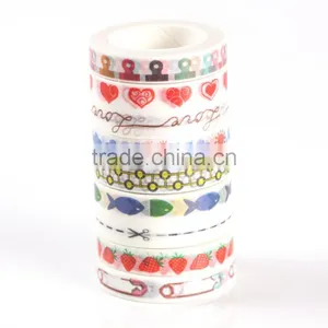 8mm*10m Pattern Washi Tape for Planner Accessories thumbnail-2