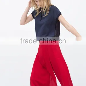 100% Polyester Buckle Waist Sarong Long Skirt With Loose Cut Design thumbnail-3