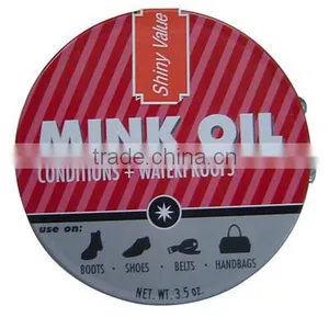 Mink Oil High Quality Shoe Cream in Tin Box thumbnail-1
